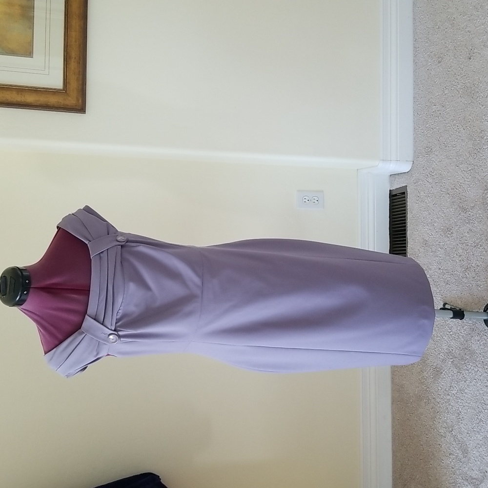 Magaschoni dark lavender dress size 8